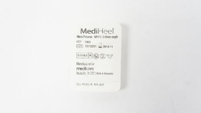 Medicore 1003 MediHeel Micro-Preemie White 0.65mm depth (x)